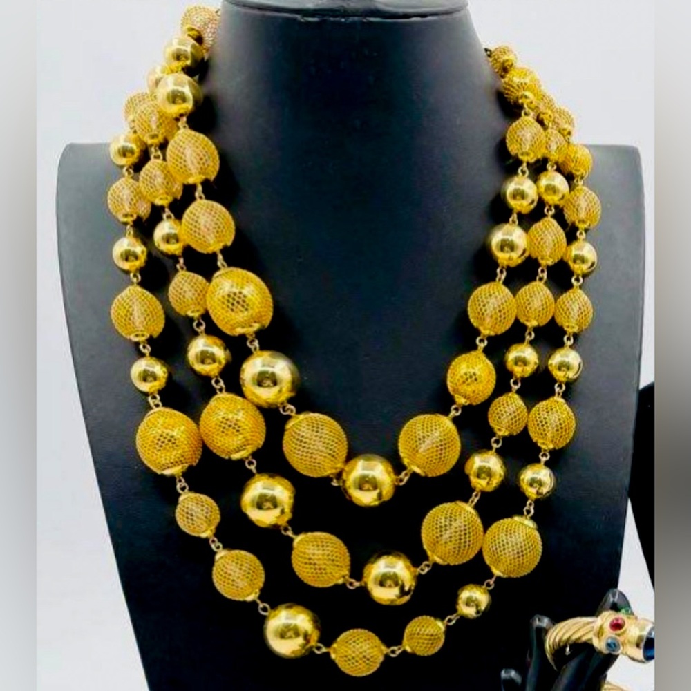 Vintage 3-strand necklace